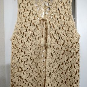 Hand crochet sweater